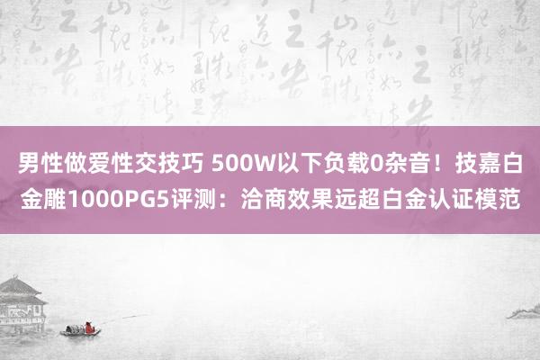 男性做爱性交技巧 500W以下负载0杂音！技嘉白金雕1000PG5评测：洽商效果远超白金认证模范