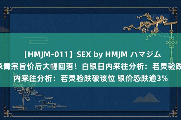 【HMJM-011】SEX by HMJM ハマジムベスト09 6時間 银价杀青宗旨价后大幅回落！白银日内来往分析：若灵验跌破该位 银价恐跌逾3%