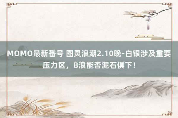 MOMO最新番号 图灵浪潮2.10晚-白银涉及重要压力区，B浪能否泥石俱下！