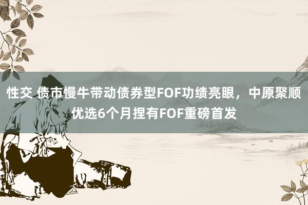 性交 债市慢牛带动债券型FOF功绩亮眼，中原聚顺优选6个月捏有FOF重磅首发