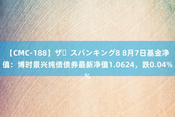 【CMC-188】ザ・スパンキング8 8月7日基金净值：博时景兴纯债债券最新净值1.0624，跌0.04%