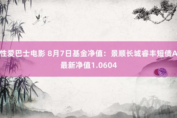 性爱巴士电影 8月7日基金净值：景顺长城睿丰短债A最新净值1.0604